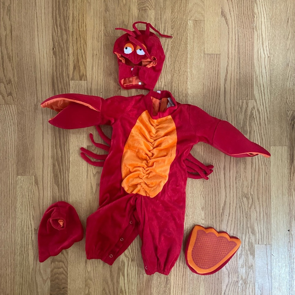 Infant Lobster/Crustacean Halloween Costume (6-12 m)